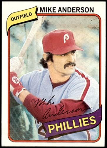 1980 Topps 317 Майк Андерсън Филаделфия Филис (Бейзболна картичка) Ню Йорк / MT Phillies