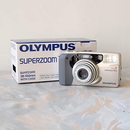 Olympus Superzoom 160 QD Silver Kit 35-мм филмова камера, автоматичен фокус, обектив, с висока разделителна способност