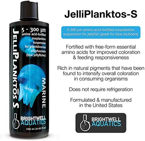 Brightwell Aquatics Jelliplanktos-Храна за зоопланктона Brightwell Aquatics Jelliplanktos-S за плантоядных сцифоз, 500 мл