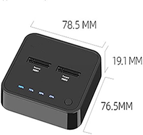 CZDYUF USB 3.1 Type C-M. 2 Зарядно устройство за външен твърд диск с две отделения с самостоятелен клониране, за да M2 SSD Поддържа