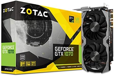 Суперкомпактная детска графична карта ZOTAC GeForce GTX 1070 Mini 8GB GDDR5 VR Ready (ZT-P10700G-10M) (обновена)