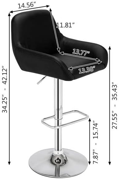 N/A Стол за молец, Бар стол с квадратна прическа, бар столове от изкуствена тъкан, мебели за спа-татуировка-кабина, мебели за масаж