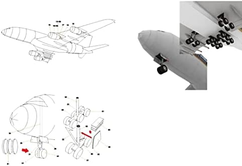 Хартия MOOKEENONE 1:100 A380 Немската Авиокомпания Lufthansa Airlines Модел Самолет Симулация Модел Самолет Комплекти Авиационни