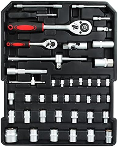 Mgo Home Tool Kit Комплекти Инструменти Муфа Ключ от 186 Теми, Комбиниран Набор от Инструменти За ремонт на Автомобили, Разход на