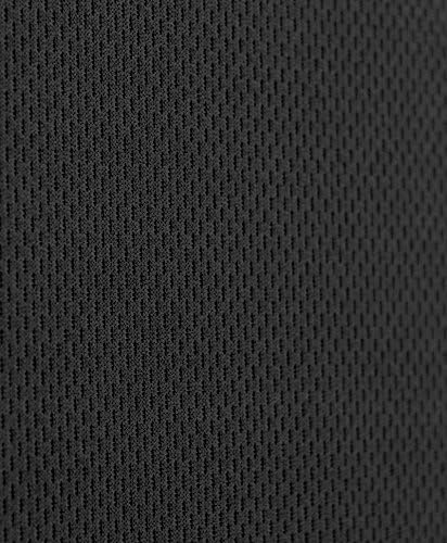 Черна спортна mesh материя с назъбвания от вкара тъкан сглобена (10 ярда)