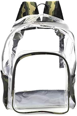 JOMPARO Сверхпрочный Прозрачен Раница Прозрачни Раници Пластмасова чанта за Книги Прозрачни опаковки от PVC за Училище, на Работа,