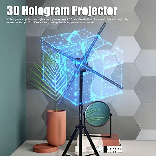Вентилатор с 3D Голограммой, 23,6-Инчов Рекламен дисплей с 3D проектор Голограммой с 720 светодиодите, 32 GB памет, 700 Видеотек