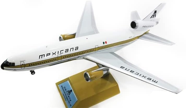 Самолет Flight 200 Mexicana Mcdonnell Douglas DC-10-15 N1003L Полиран със стойка, Издаден в Ограничен тираж в размер 1/200 ПАРЧЕТА,