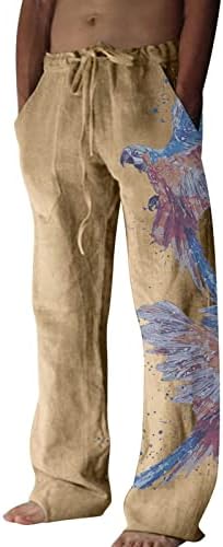 MIASHUI Тъмно-Сиви Панталони Мъжки Памучни и Обикновена Ежедневни Панталони Японски Спортни Тесни Панталони За Краката 4 Години