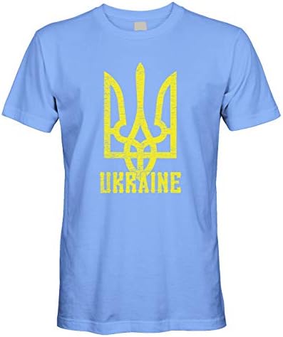 Мъжки t-shirt Cybertela с украинския на знаме, Гордо Знаме на Украйна