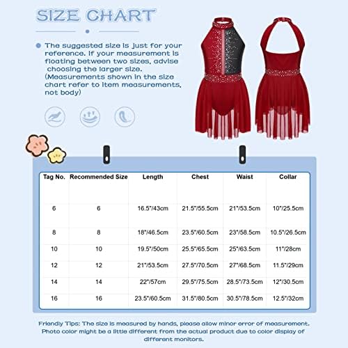 Jhaoyu/ Детско Парти За Момичета С Кристали Без Ръкави, Балетное Рокля За Танци, Гимнастически Трика, Костюм За Състезания По Фигурно
