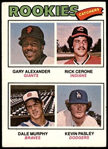 1977 Topps 476 Начинаещи Дейл Мърфи / Гари на Galina/Рик Кероне /Кевин Пэсли Джайентс/Индианците/Брейвз/Доджърс (Бейзбол карта)
