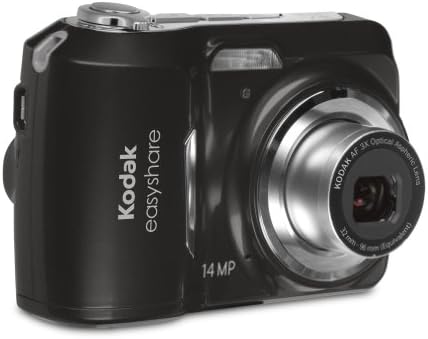14-Мегапикселова цифрова камера Kodak EasyShare C1530 с 3-кратно оптично увеличение, 3,0 инчов LCD дисплей (черен)