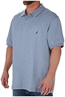 Мъжка риза с къси ръкави Наутика Big and Tall Big & Tall Performance Класически намаляване с декор на Палубата